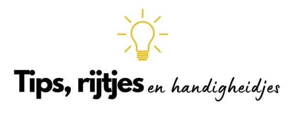 Tips, rijtjes en handigheidjes