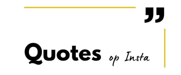 Quotes op Instagram